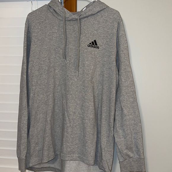 ❤️Like new! Adidas long sleeve hooded Tee Lg - Picture 1 of 4
